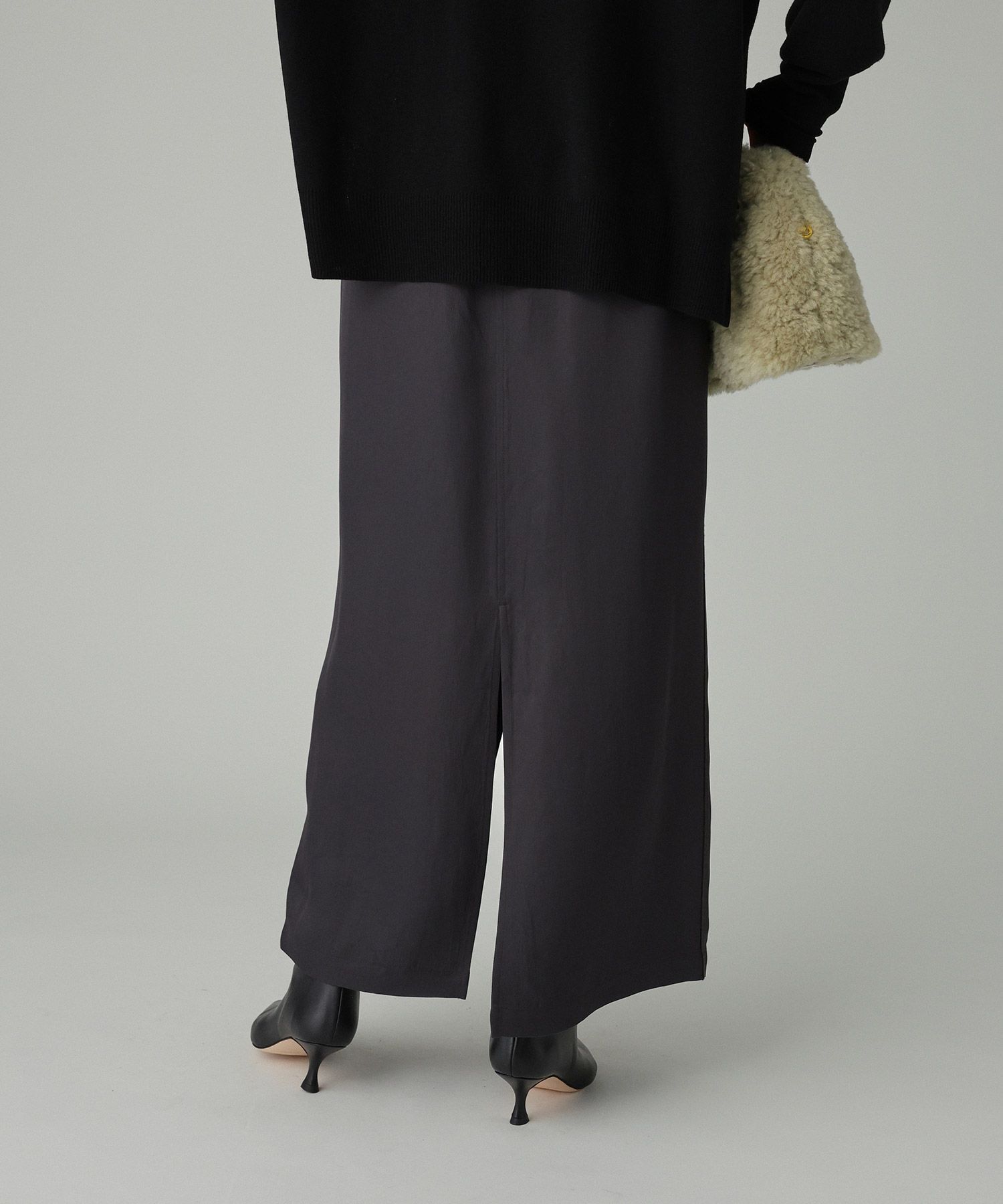 BABYLONE「アセテートメローIラインスカート」|スカート|