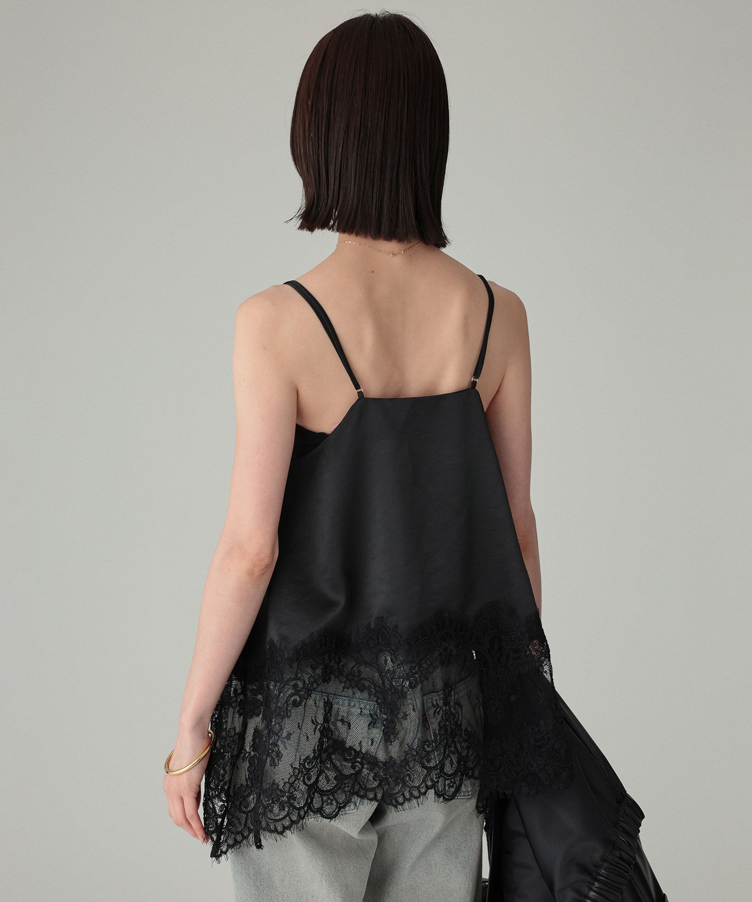 BABYLONE「ヘムレースキャミソール」|キャミソール|