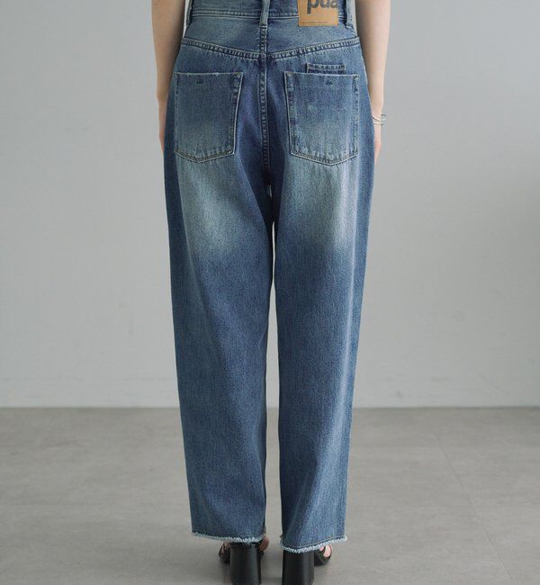  「《リバイバル》【低身長/高身長対応】タテストレッチ足長デニムパンツ」|その他|