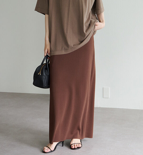  「《新色登場！/リバイバル》【-3kg見え / Du noir】ナロースカート」|スカート|