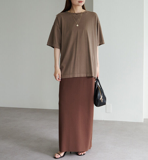  「《新色登場！/リバイバル》【-3kg見え / Du noir】ナロースカート」|スカート|