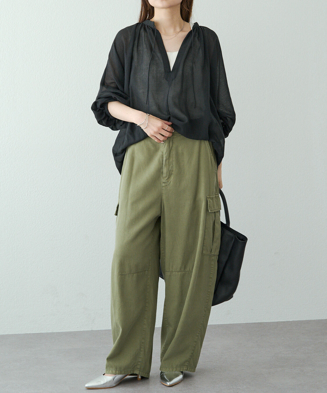  「カーブシルエットカーゴパンツ」|その他|