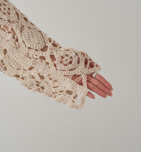  「【25AW】カギ針編み風カーディガン」|カーディガン|