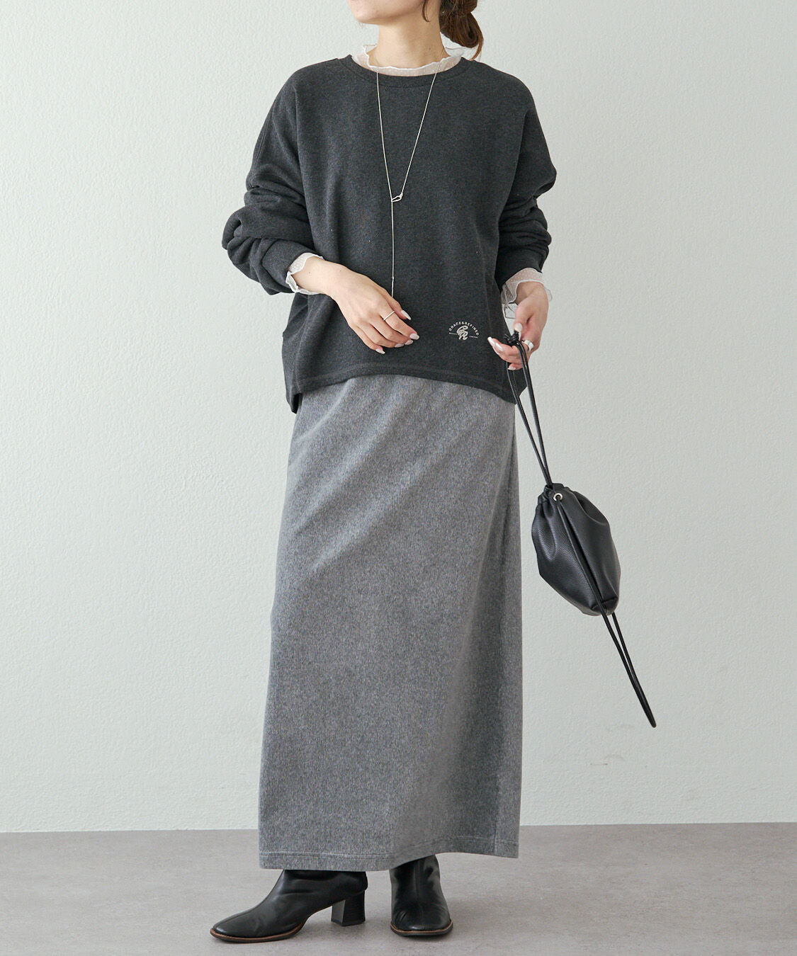  「【サイズ展開/＠yns628＆＠e_r_i_125企画】ストレッチコールスカート」|スカート|