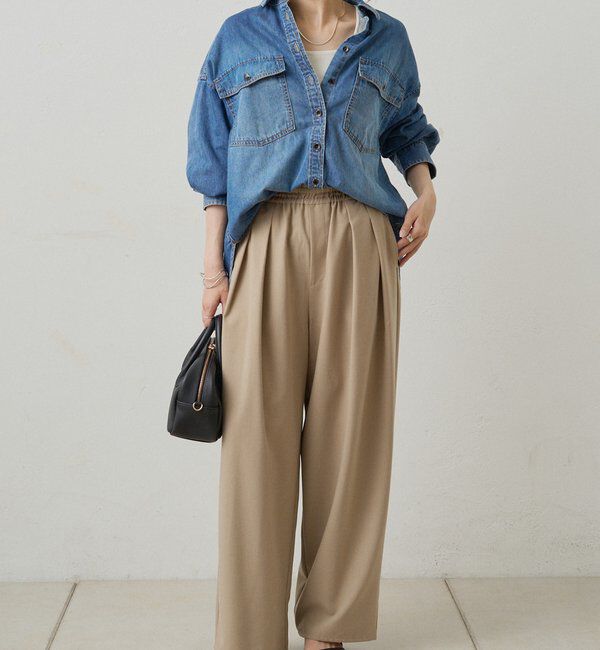  「ダブルポケットデニムシャツ」|シャツ・ブラウス|