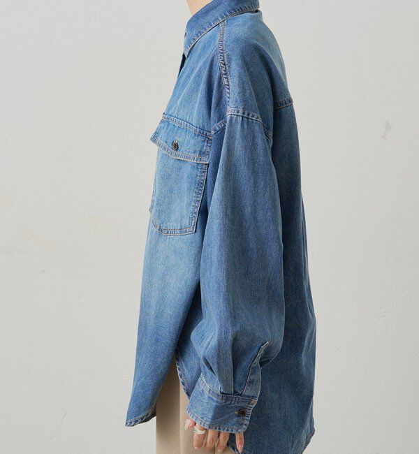  「ダブルポケットデニムシャツ」|シャツ・ブラウス|