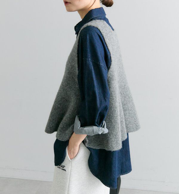  「ダブルポケットデニムシャツ」|シャツ・ブラウス|