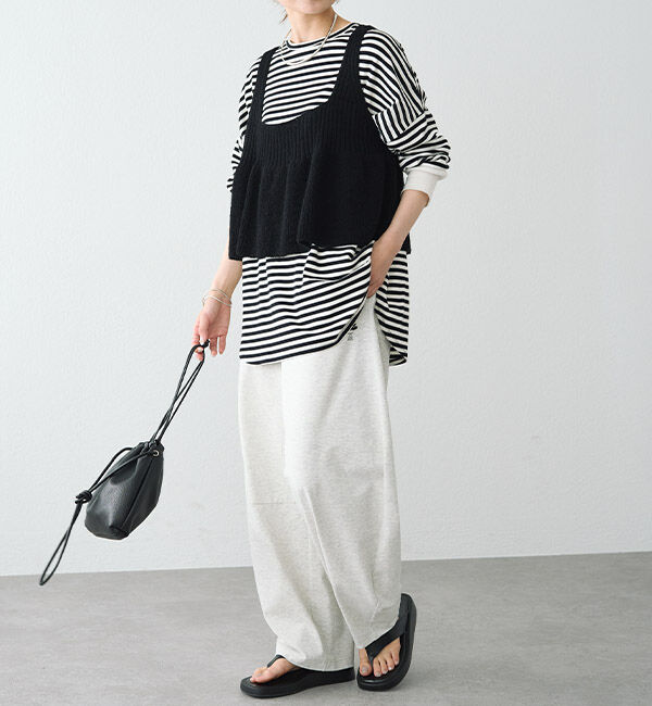  「【25AW新色展開/リバイバル】ニットフレアビスチェ」|ニット・セーター|