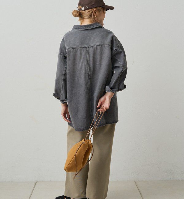  「【＠noricorico102企画】ヴィンテージライクデニムチュニックシャツ」|シャツ・ブラウス|