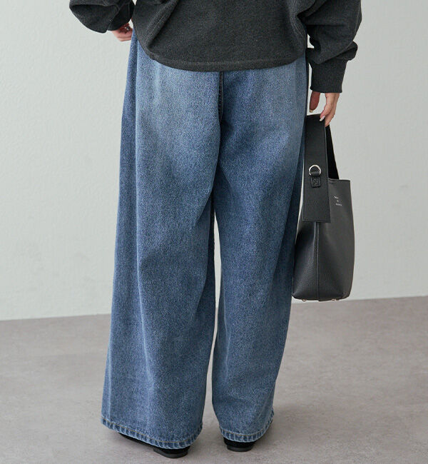  「ヴィンテージライクデニムイージーパンツ」|その他|