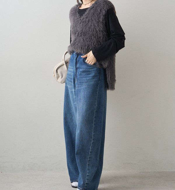  「シャギーニットベスト」|ニット・セーター|