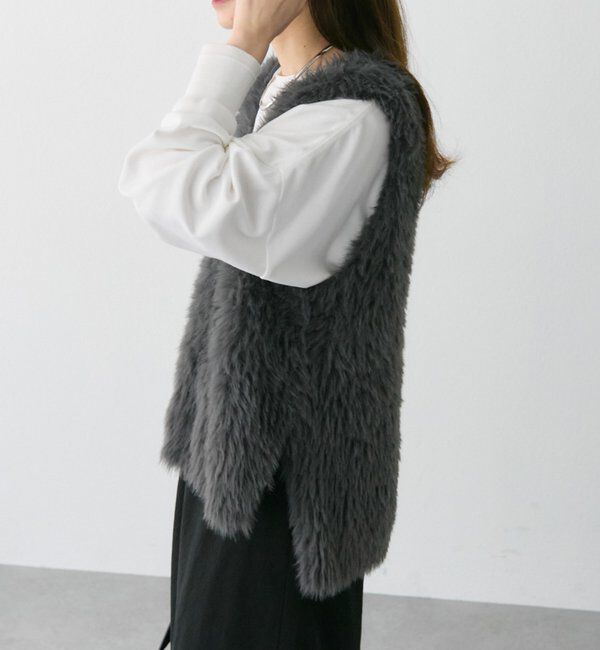  「シャギーニットベスト」|ニット・セーター|