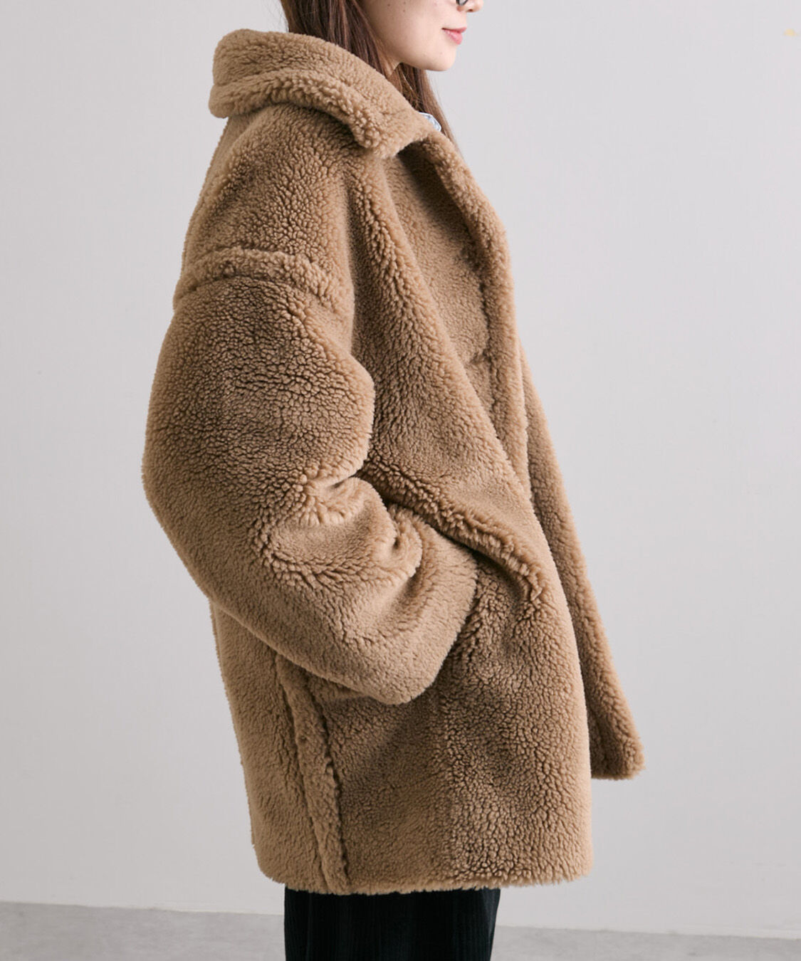  「【WEB限定/リバイバル】ステンカラーボアミドルコート」|その他|