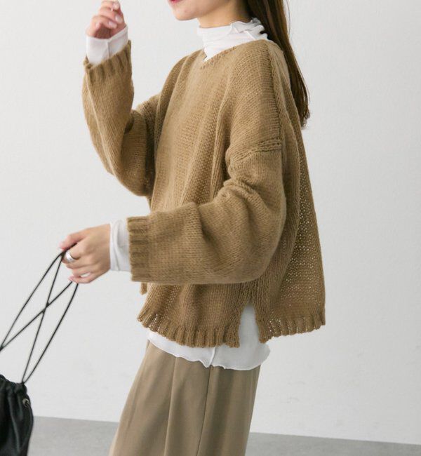  「3Gドロップ天竺ニットプルオーバー」|プルオーバー|