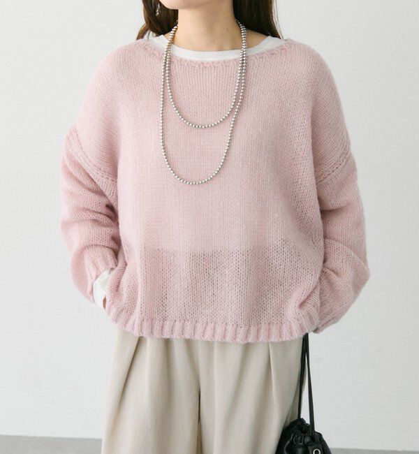  「3Gドロップ天竺ニットプルオーバー」|プルオーバー|