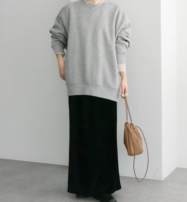  「シンプル裏起毛スウェットプルオーバー」|プルオーバー|