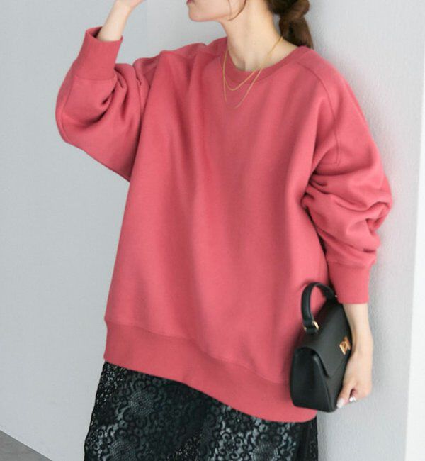 「シンプル裏起毛スウェットプルオーバー」|プルオーバー|