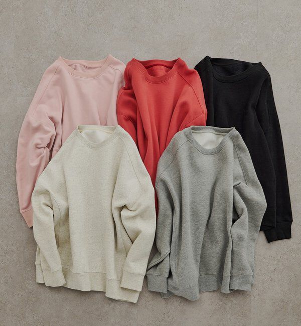  「シンプル裏起毛スウェットプルオーバー」|プルオーバー|