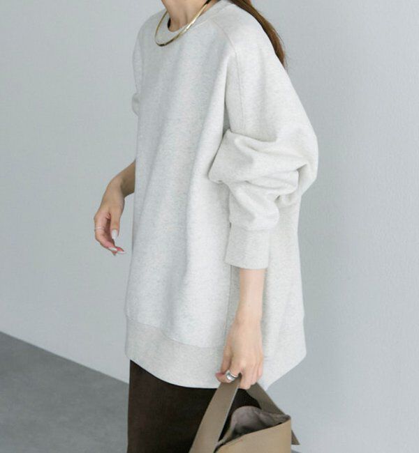  「シンプル裏起毛スウェットプルオーバー」|プルオーバー|