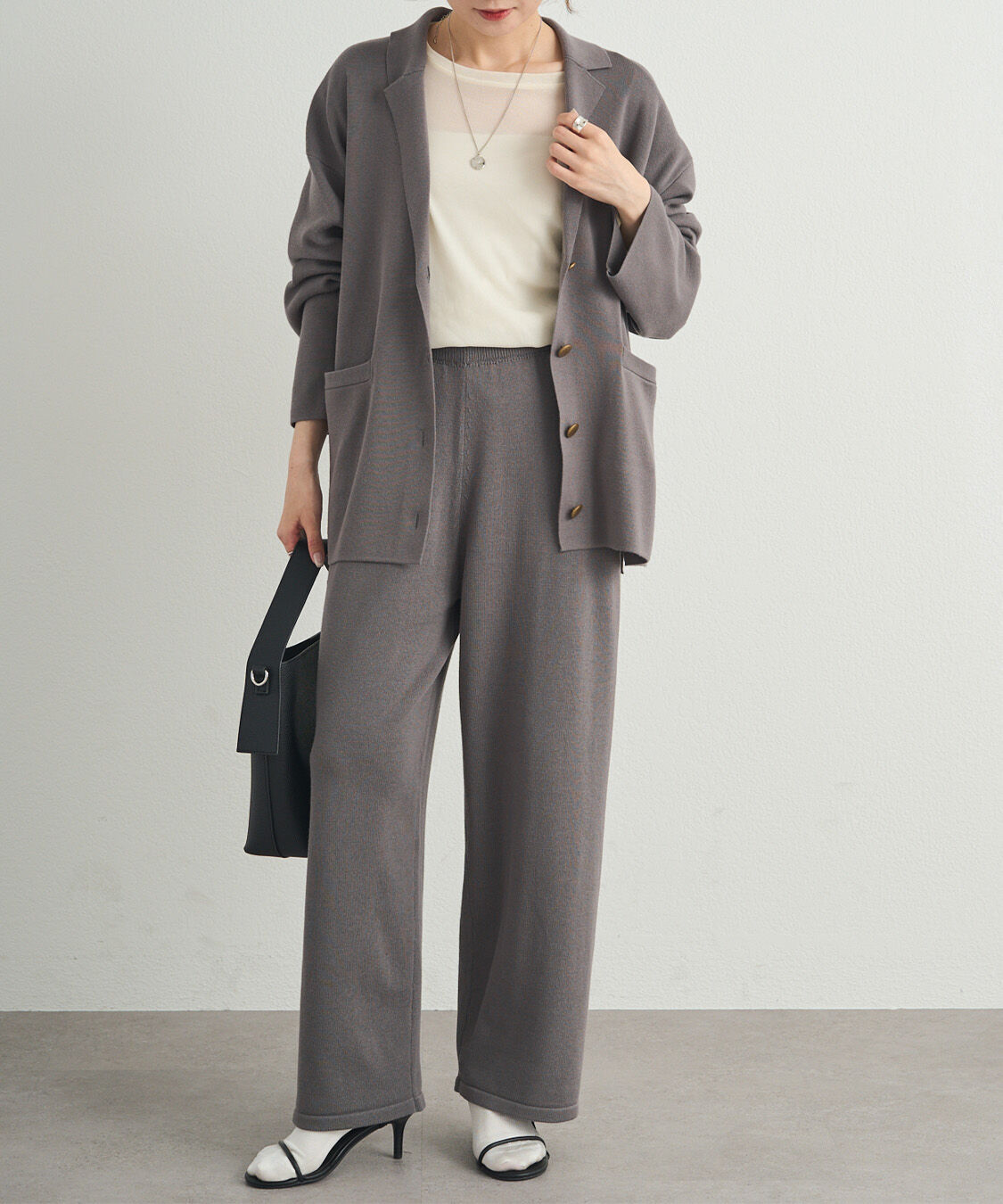  「【セットアップ対応】ニットパンツ」|その他|