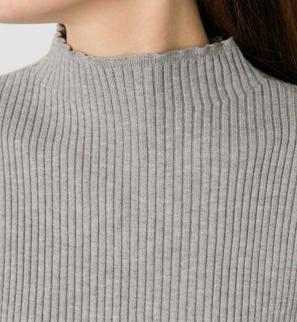  「【リバイバル/新色追加】プチハイネックリブニット」|ニット・セーター|