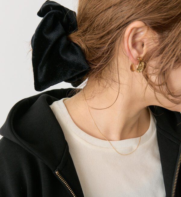  「【＠noricorico102企画】スクエアベロアシュシュ」|ネックレス|