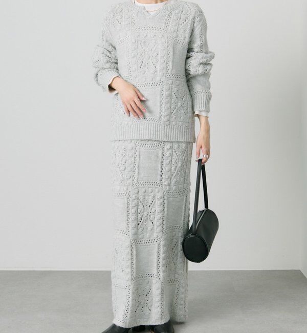  「ポップコーン編み2WAYニット」|ニット・セーター|