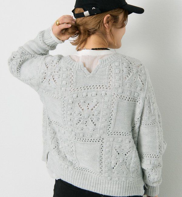  「ポップコーン編み2WAYニット」|ニット・セーター|