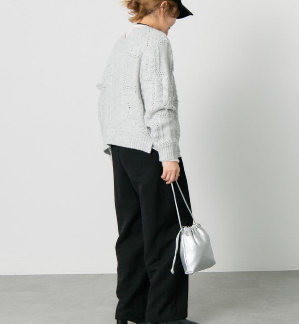  「ポップコーン編み2WAYニット」|ニット・セーター|