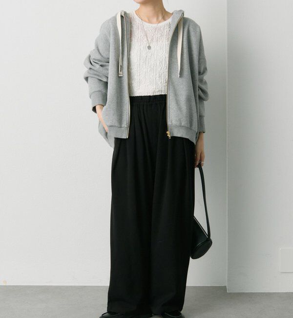  「ウール混ウエストゴムツータックパンツ」|その他|