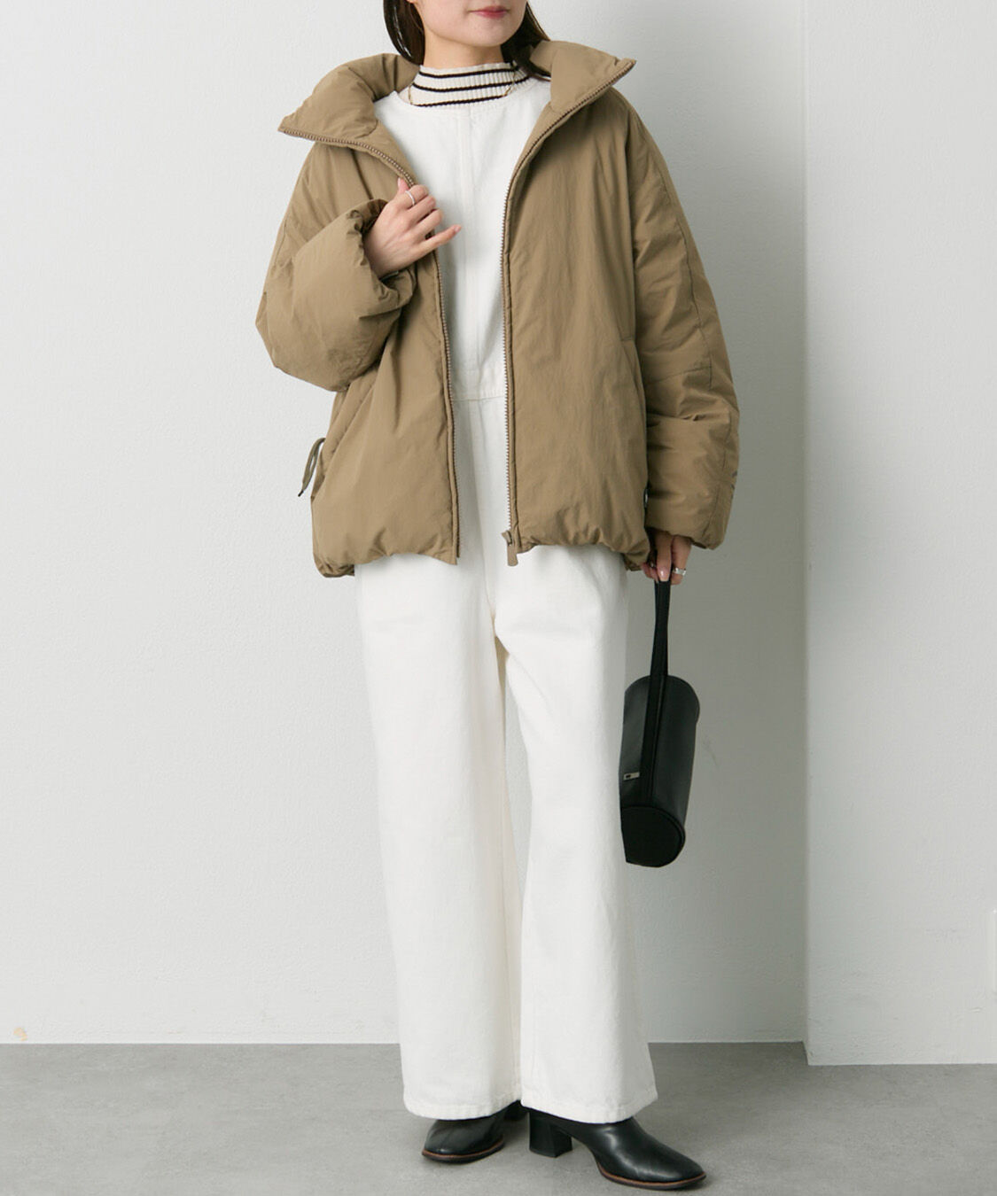  「フレンチダックダウンジップアップジャケット」|テーラードジャケット|