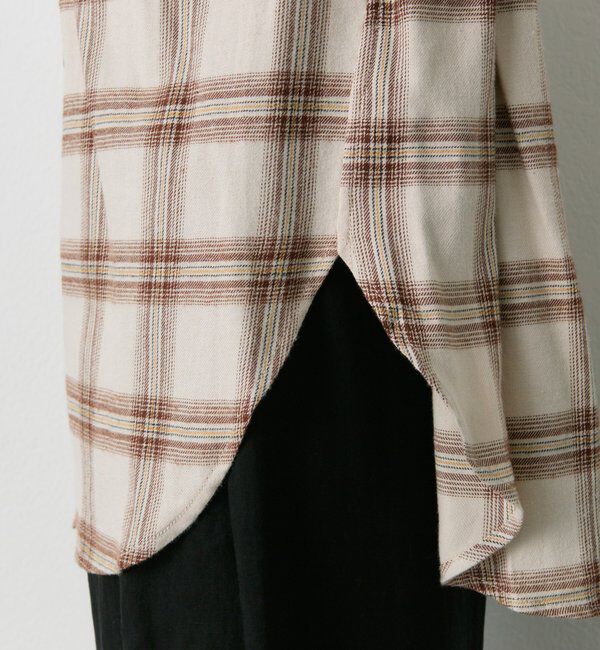  「ダブルポケット起毛チェックシャツ」|シャツ・ブラウス|
