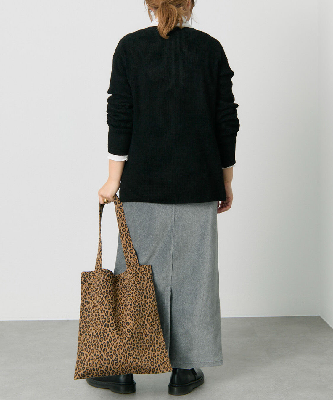  「キーネックワッフルニット」|ニット・セーター|