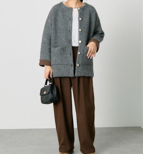  「【2サイズ展開/インフルエンサー企画】ツータック起毛スラックスパンツ」|その他|