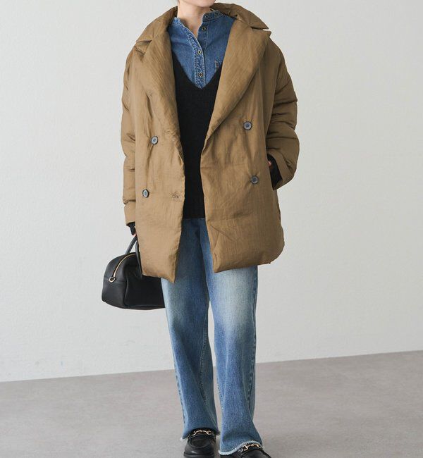  「リサイクルダウンテーラードコート」|ダッフルコート|