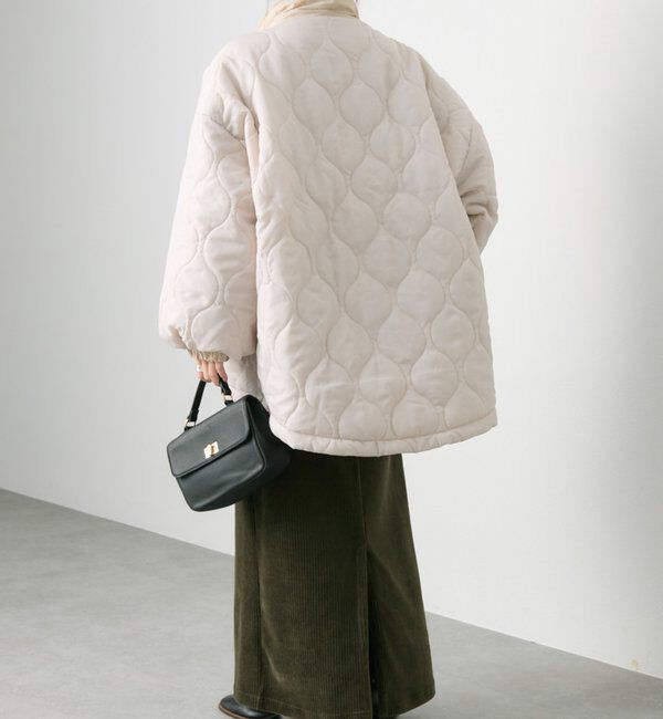  「【WEB限定】リバーシブルスタンドカラーパファージャケット」|テーラードジャケット|