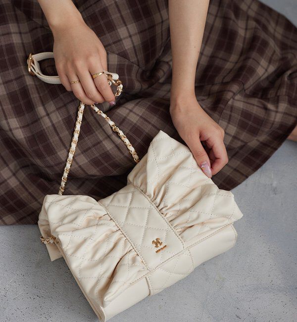  「リボンキルティングショルダーバッグ」|ショルダー・メッセンジャー|