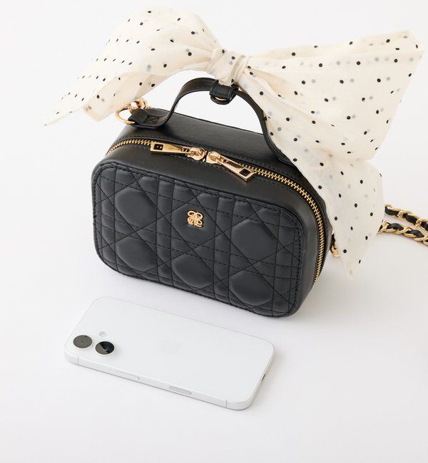  「リボンつきミニスクエアバッグ」|ショルダー・メッセンジャー|