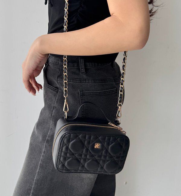  「リボンつきミニスクエアバッグ」|ショルダー・メッセンジャー|