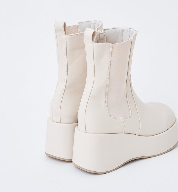  「【マイナス3キロ見え】サイドゴアボリュームソールショートブーツ」|その他|