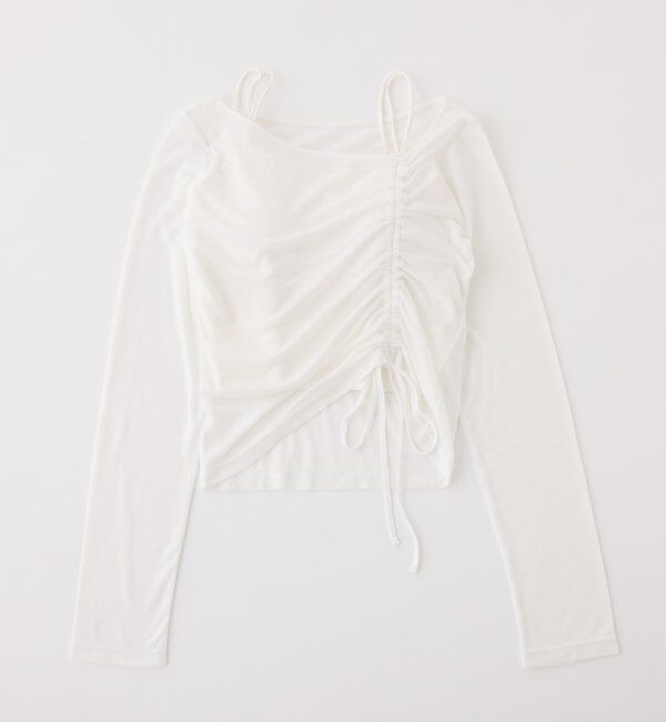  「インナーセットドロストトップス」|プルオーバー|