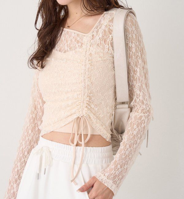  「インナーセットドロストトップス」|プルオーバー|