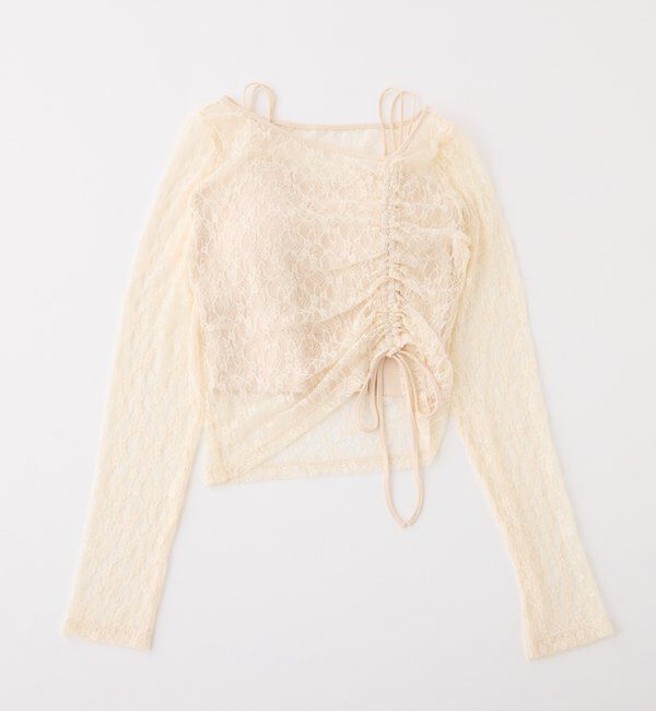  「インナーセットドロストトップス」|プルオーバー|