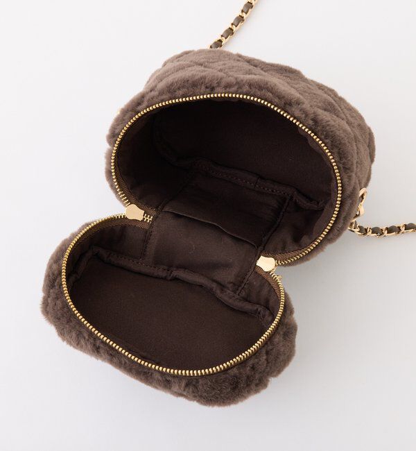  「フェイクファーキルティングバニティバッグ」|ショルダー・メッセンジャー|