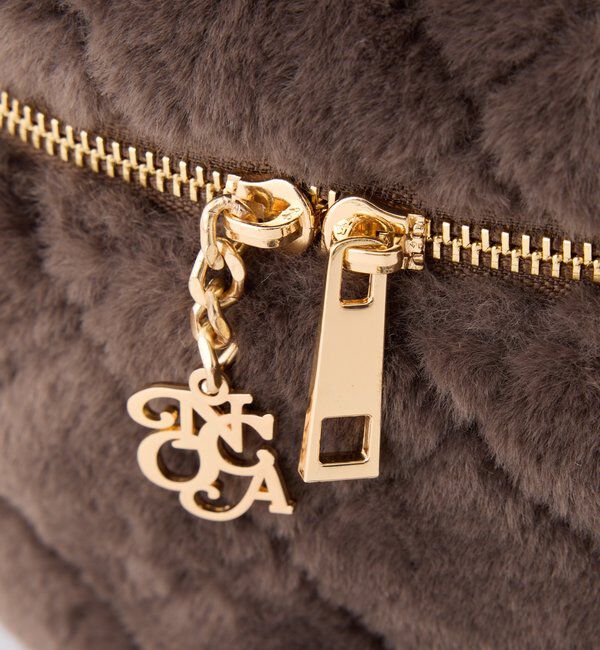  「フェイクファーキルティングバニティバッグ」|ショルダー・メッセンジャー|