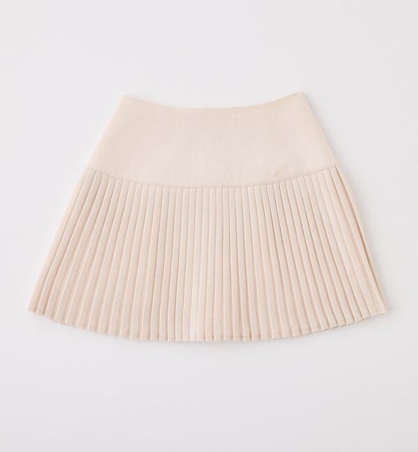  「細プリーツラメ混スカート」|スカート|