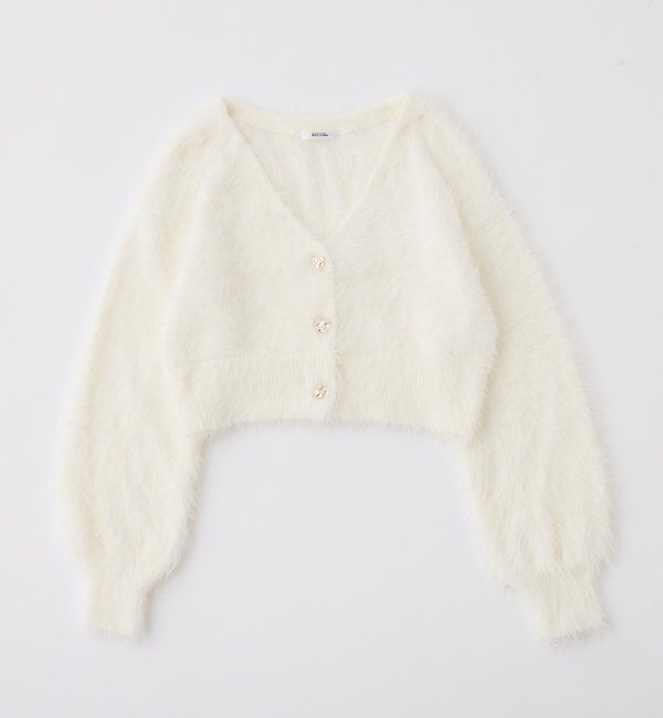 「milkyフェザーショートカーデ」|ニット・セーター|