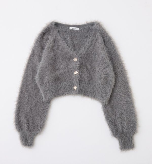  「milkyフェザーショートカーデ」|ニット・セーター|