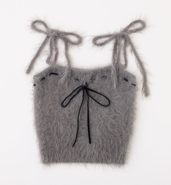  「milkyフェザーリボンビスチェ」|ニット・セーター|