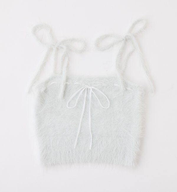  「milkyフェザーリボンビスチェ」|ニット・セーター|